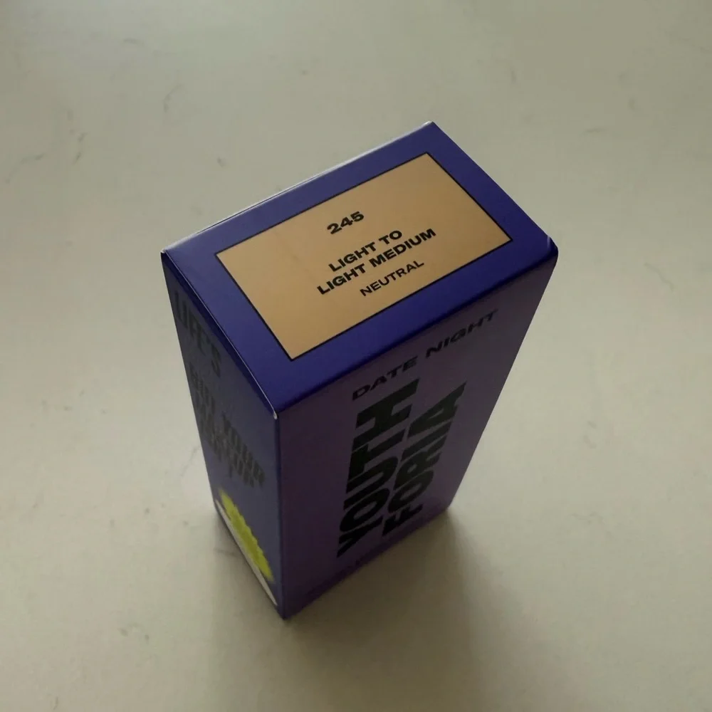 Youthforia Date Night Skin‎ Tint Serum Foundation - 245 Light to Light Med - NWB